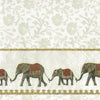Guardanapo para Decoupage Ihr - Familia de Elefantes Indiano Fundo Branco 02 Unidades