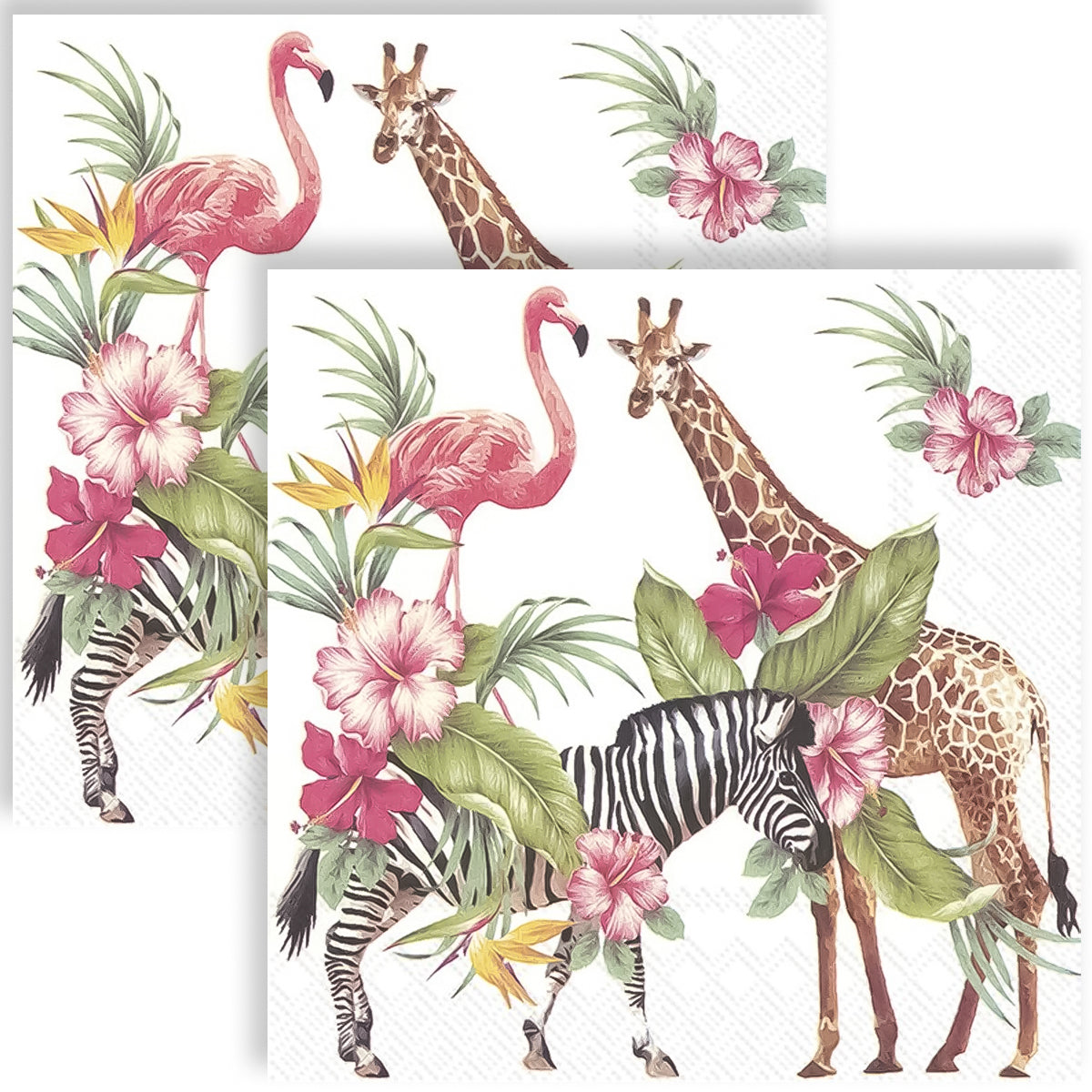 Guardanapo para Decoupage Ihr - Safari no Parque 02 Unidades