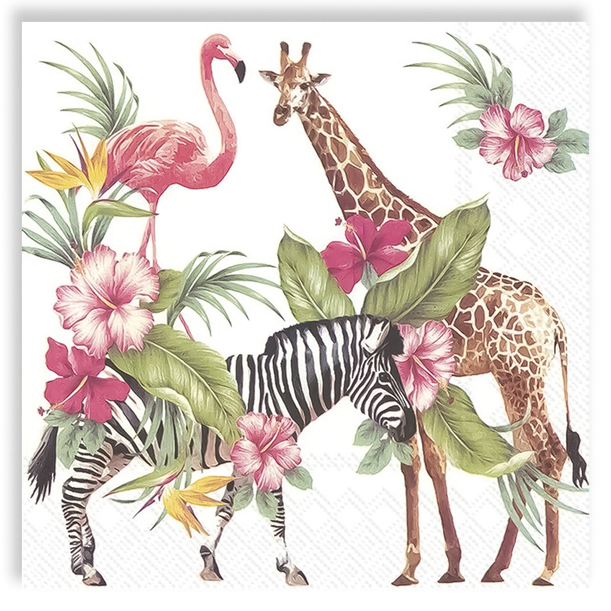 Guardanapo para Decoupage Ihr - Safari no Parque 02 Unidades