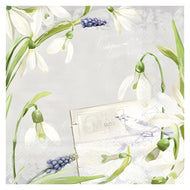 Guardanapo para Decoupage Ihr 33x33cm com 2 Unidades - Flores Especias Fundo Lilas