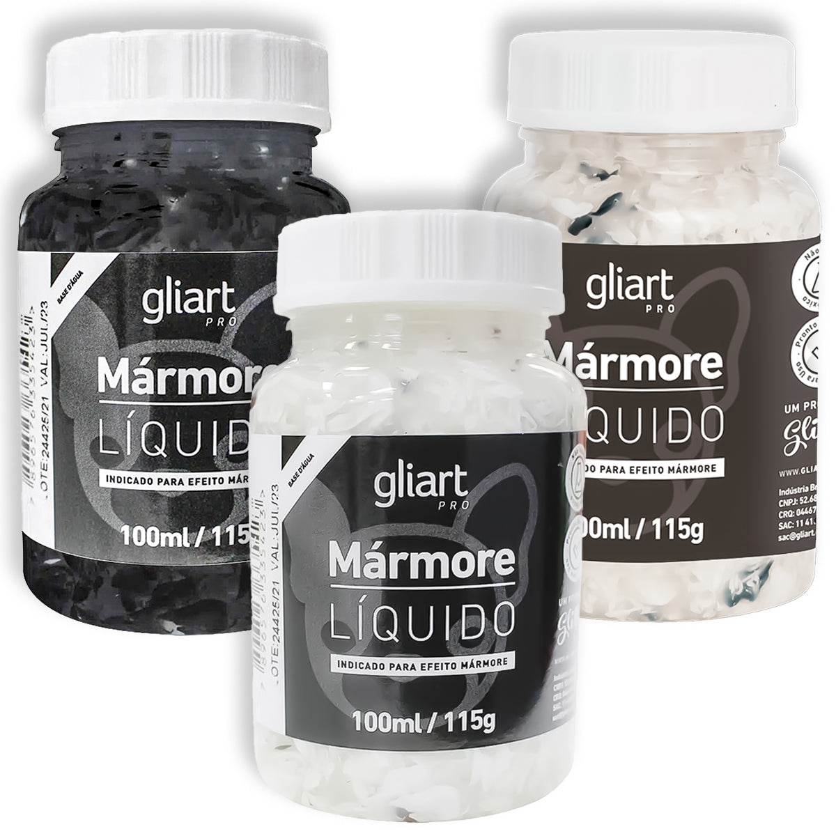 Tinta Mármore Líquido 100ml Gliart 