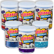 Glitter Escolar 3g Gliart