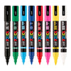 Caneta Posca Uniball PC-5BR Ponta Brush 1.0/4.0mm
