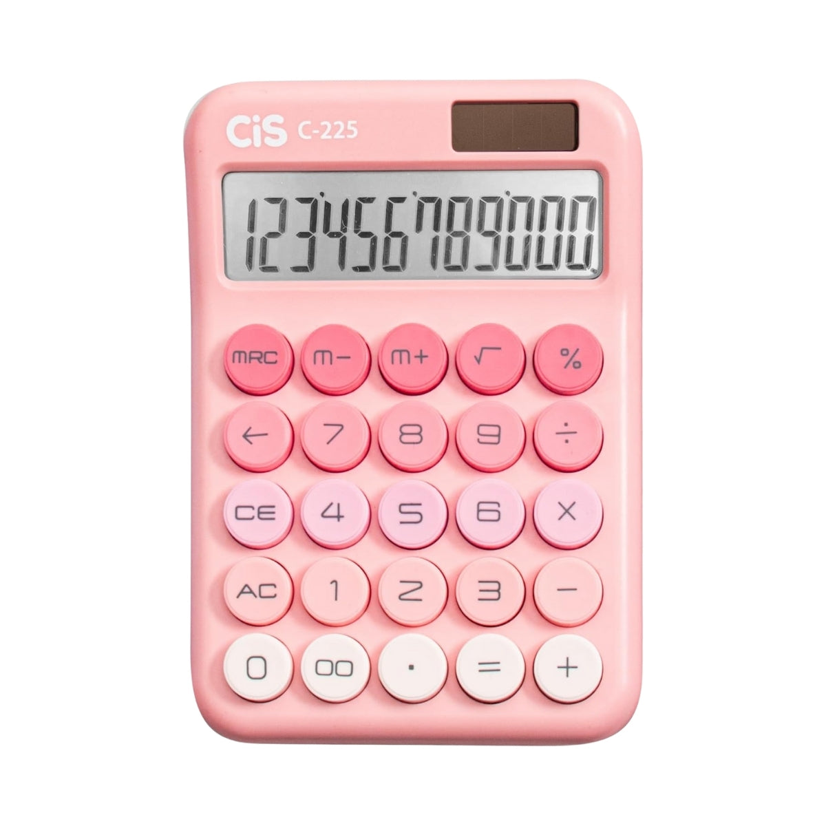 Calculadora Eletrônica Office com 12 Dígitos - Rosa - Cis