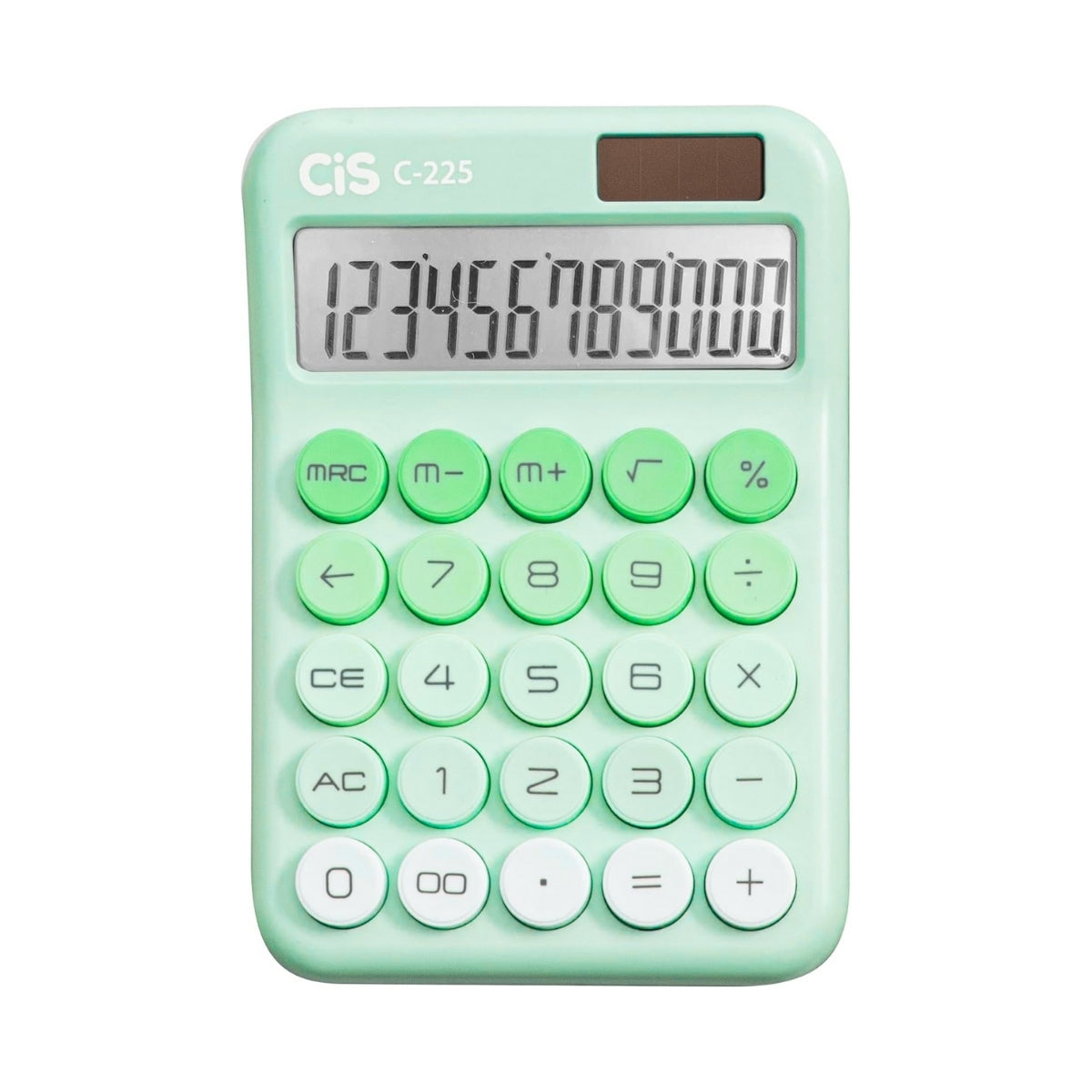 Calculadora Eletrônica Office com 12 Dígitos - Verde - Cis