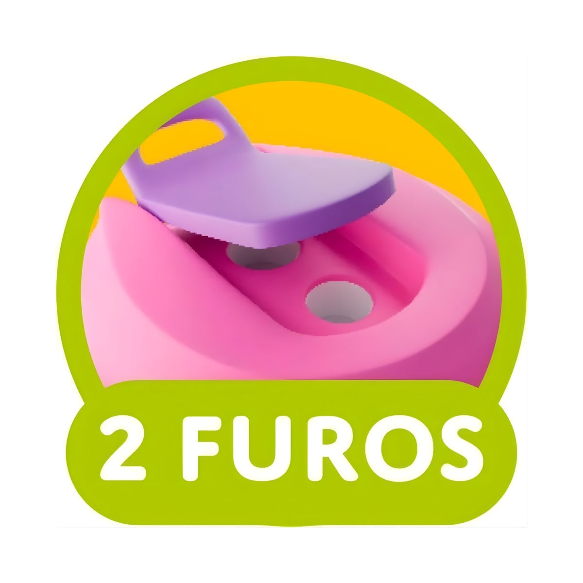 Apontador Escolar 360 com 2 Furos - Sortidos - Cis