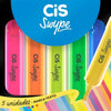 Estojo de Marca Texto Swype com 5 Cores - Cis
