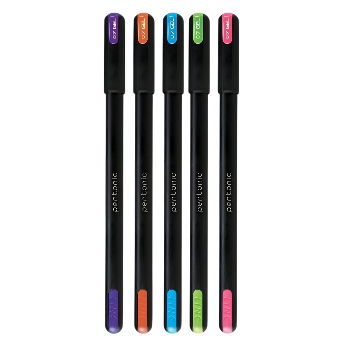 Estojo de Caneta Pentonic Gel 0.6/0.7Mm com 5 Unidades - Fluo - Cis