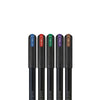 Estojo de Caneta Pentonic Gel 0.6/0.7Mm com 5 Cores - Dark - Cis