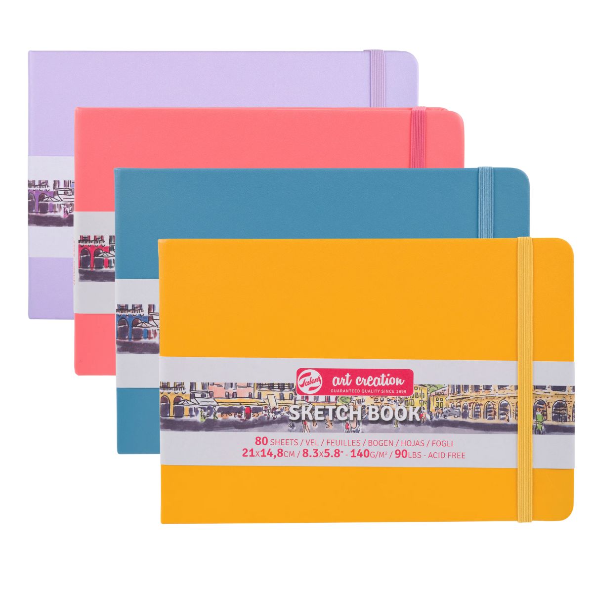 Caderno Sketchbook Art Creation 21x15cm Royal & Talens 140g com 80 Folhas