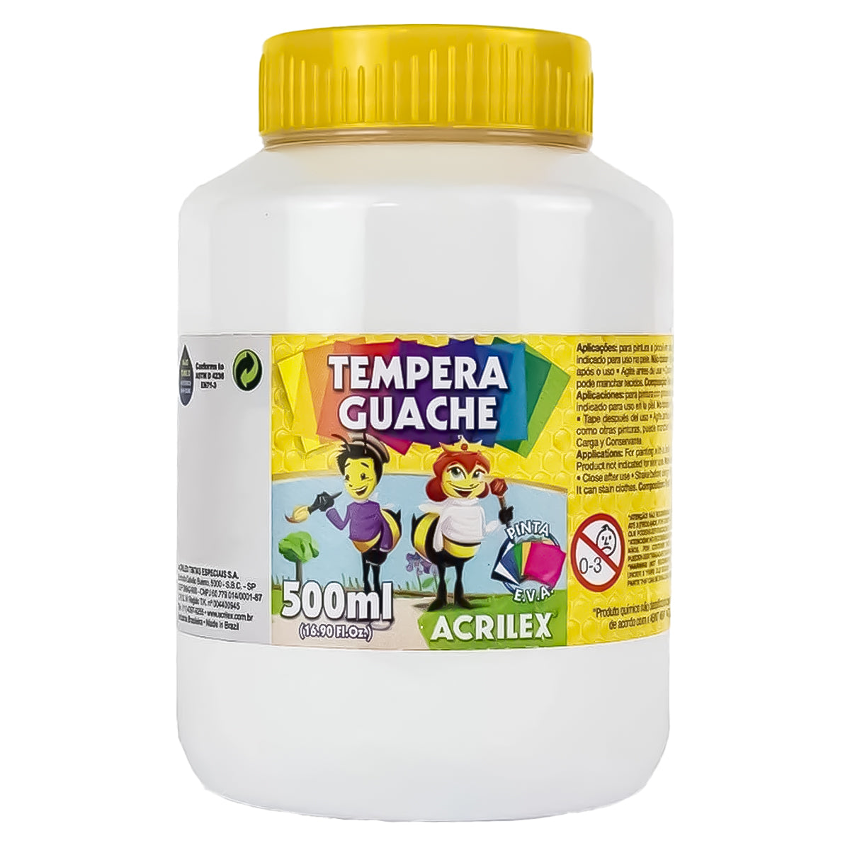 22617-tinta-tempera-guache-acrilex-500ml-519---branco-364744