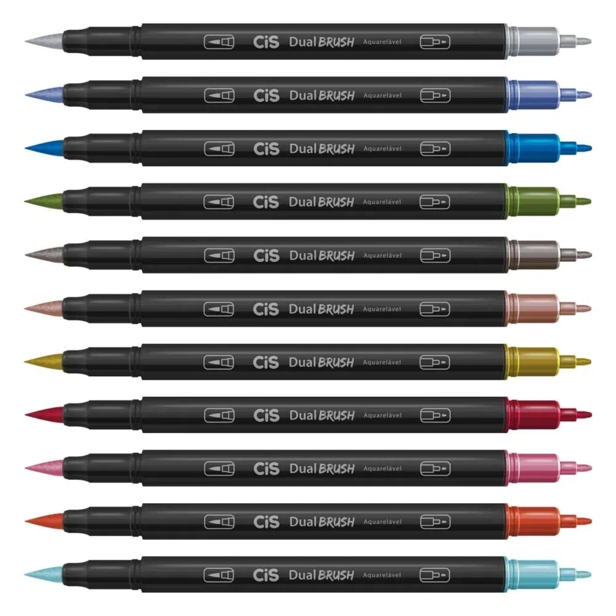 Marcador Artistico Dual Brush Aquarelavel - Cis