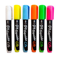 Marcador Multiuso Giz Liquido 3.0Mm Neon - Cis