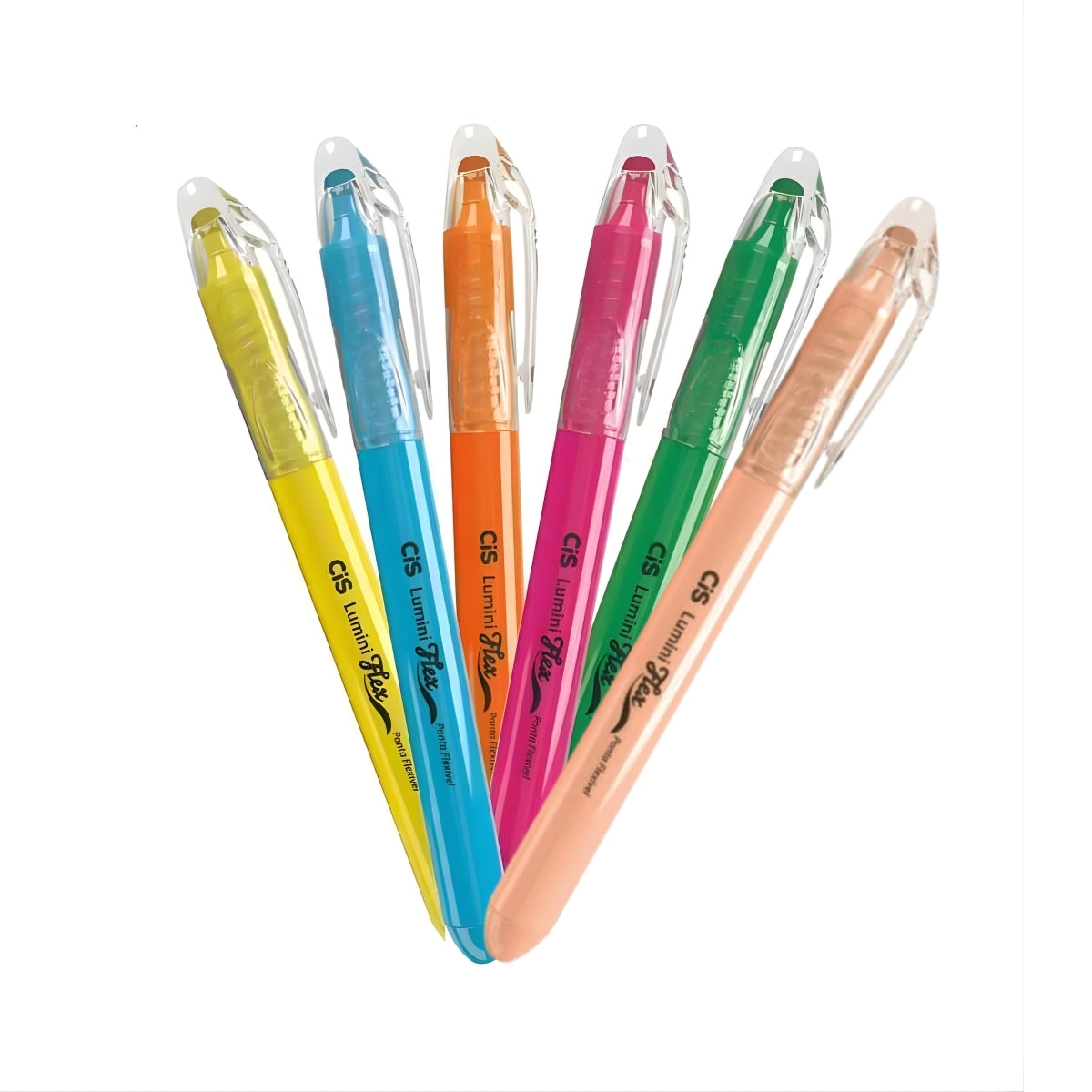 Marca Texto Lumini Flex 4.0Mm Neon - Cis