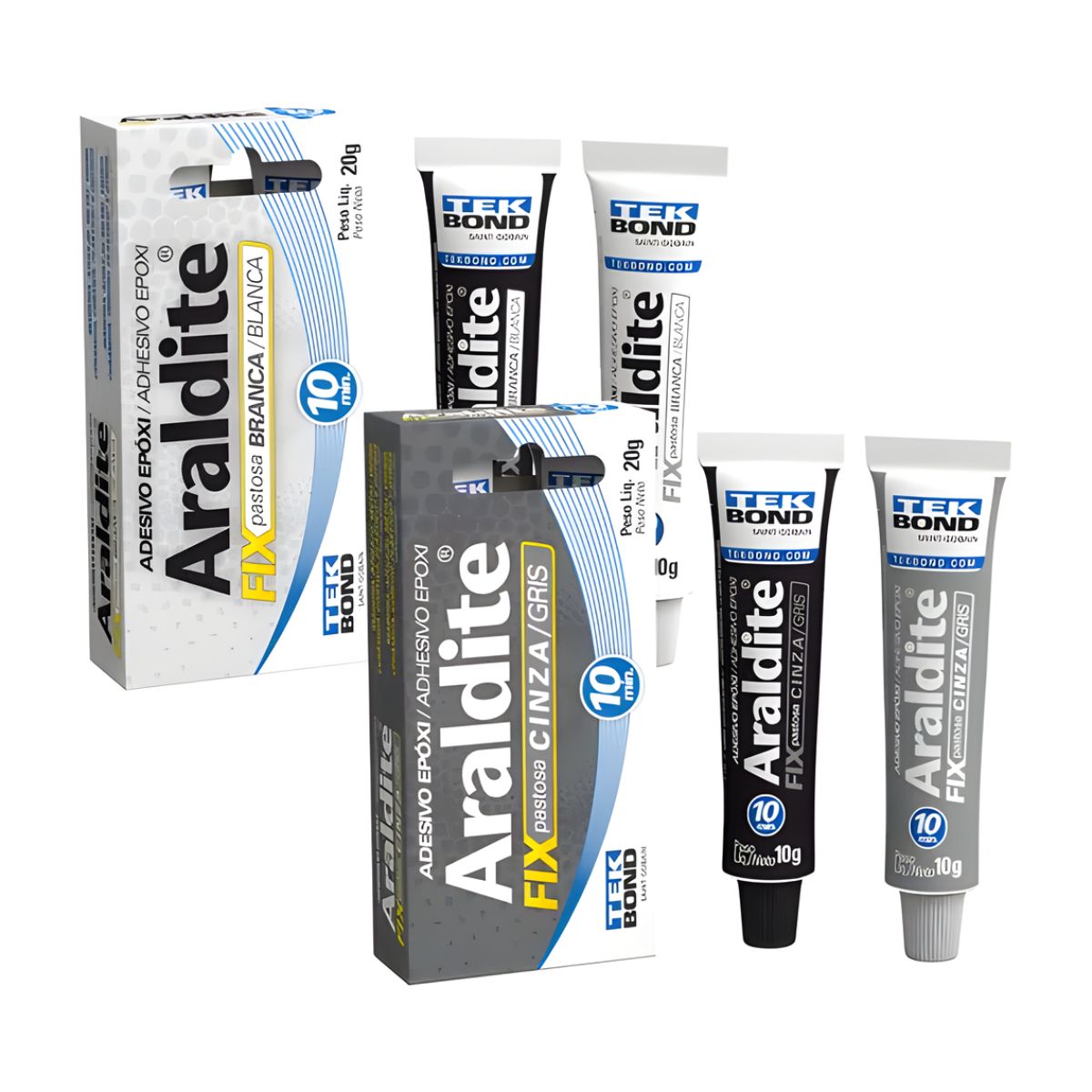 Cola Epóxi Tekbond Araldite Fix 20g