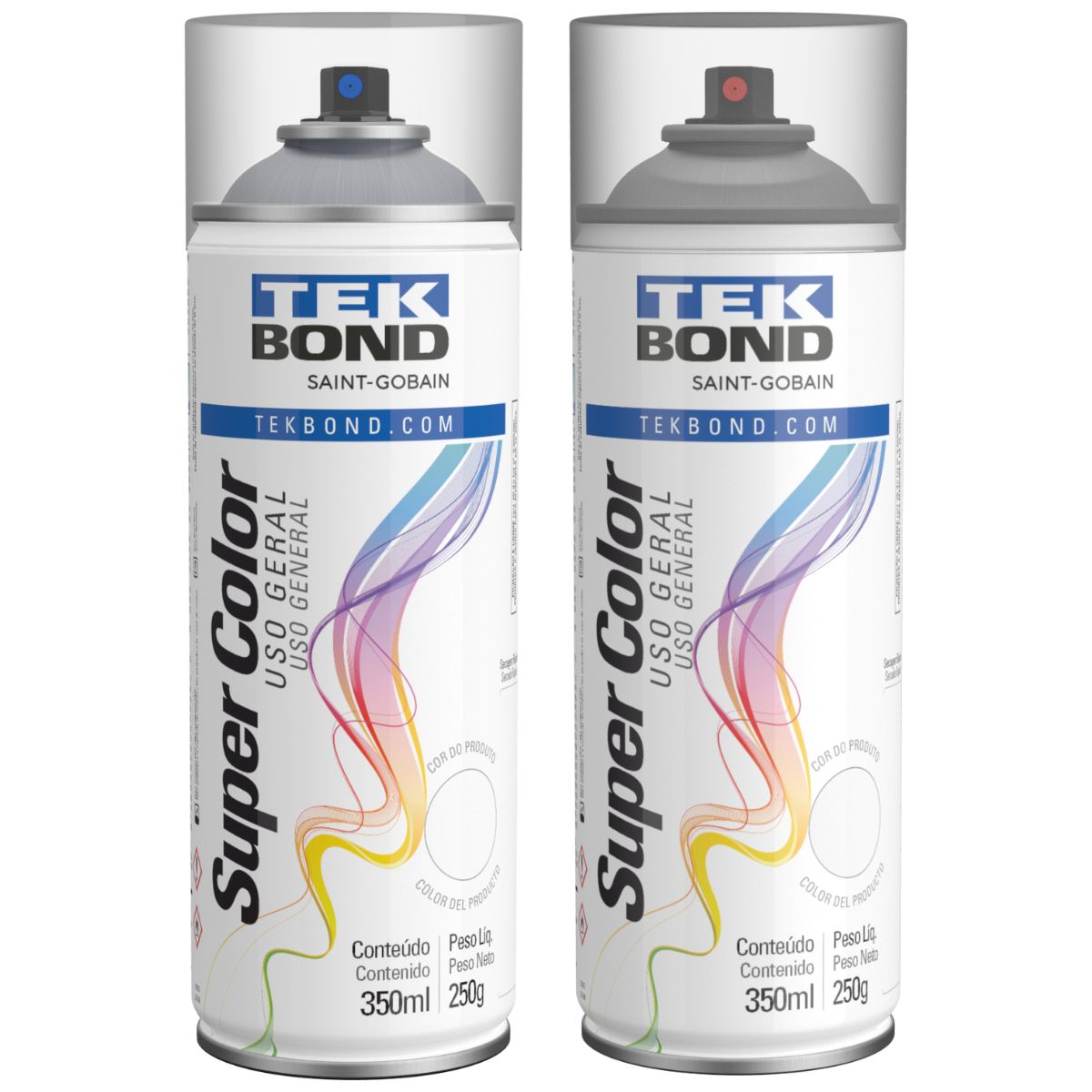 Verniz Spray Super Color Tekbond 350ml/250g Uso Geral