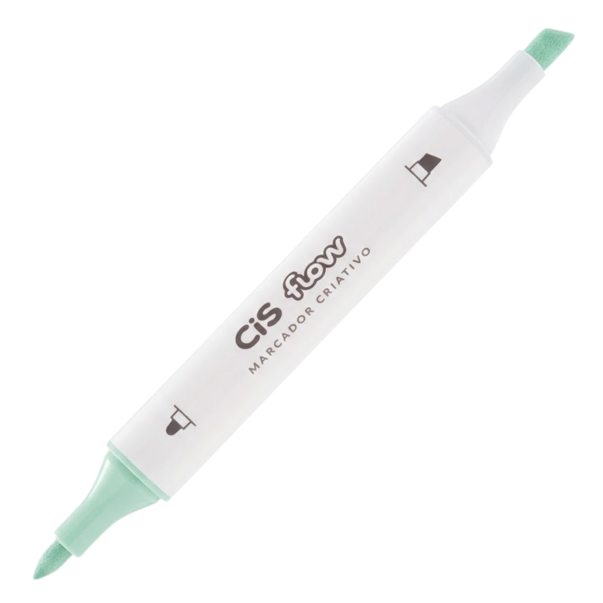 226410-marcador-criativo-cis-flow-ponta-dupla-147-verde-menta-549070
