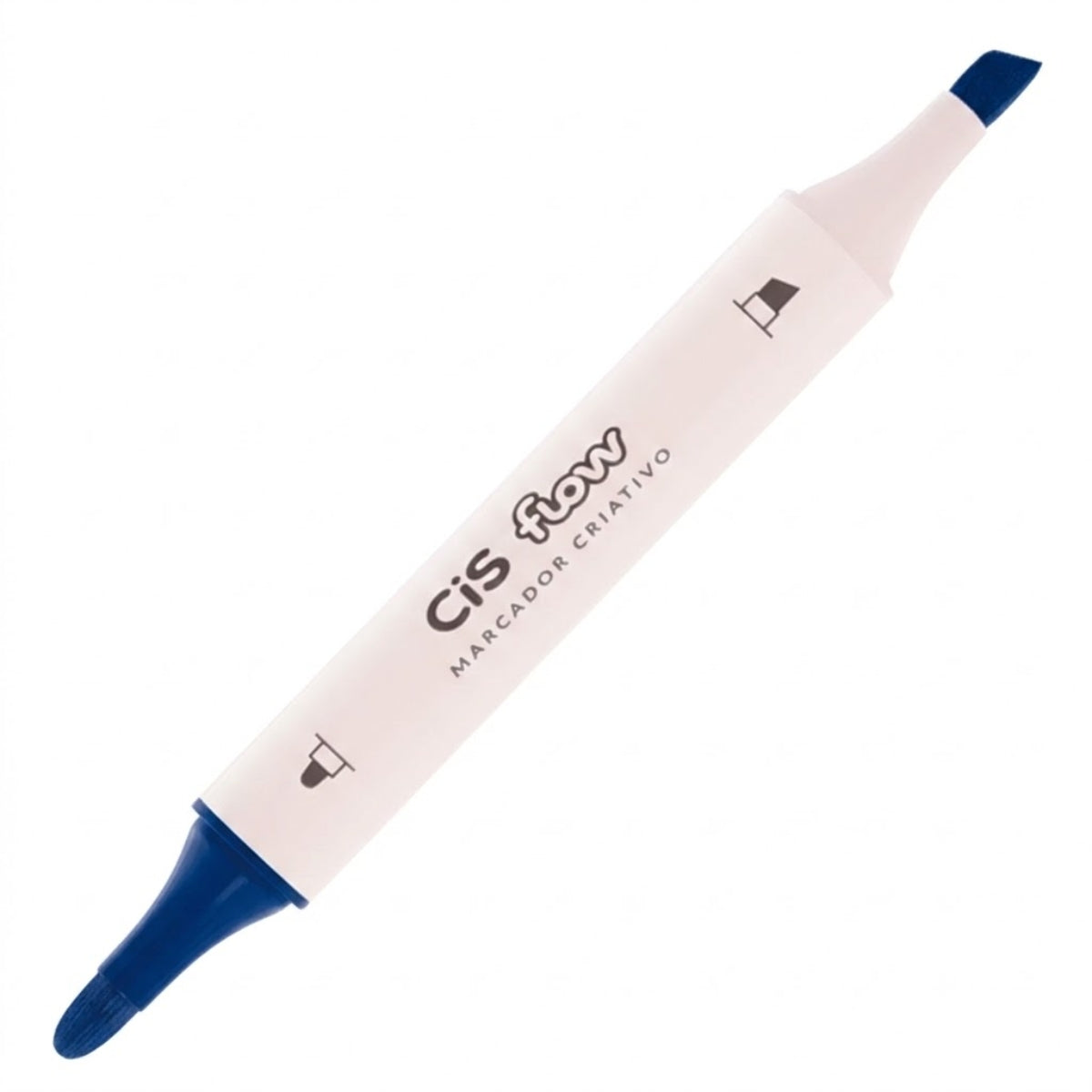 226420-marcador-criativo-cis-flow-ponta-dupla-310-azul-metalico-549106