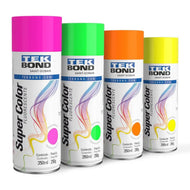 Tinta Spray Super Color Tekbond 350ml/250g Fluorescente