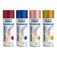 Tinta Spray Super Color Tekbond 350ml/250g Metálico