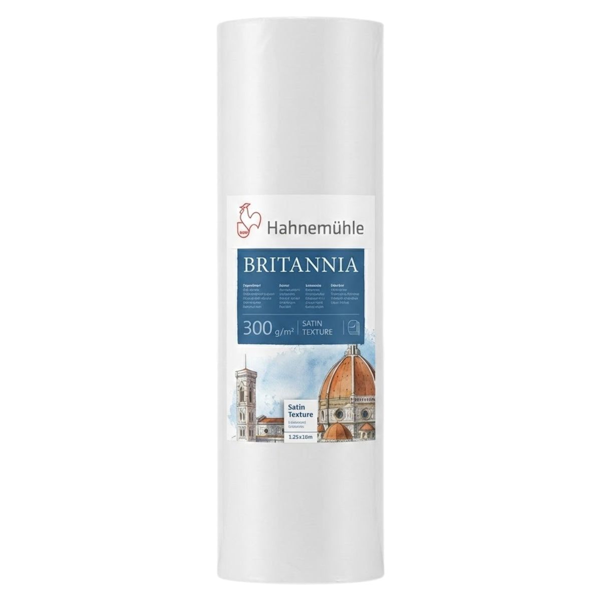 Rolo de Papel Hahnemuhle Britannia 300g/m2 Textura Satinada 1,25x10m