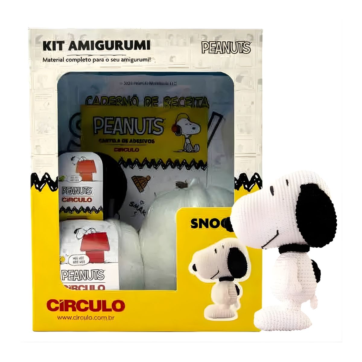 Kit Amigurumi Peanuts Snoopy 0001 - Círculo