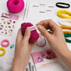 Kit de Acessórios Hello Kitty para Amigurumi em Crochê Iniciante - Círculo
