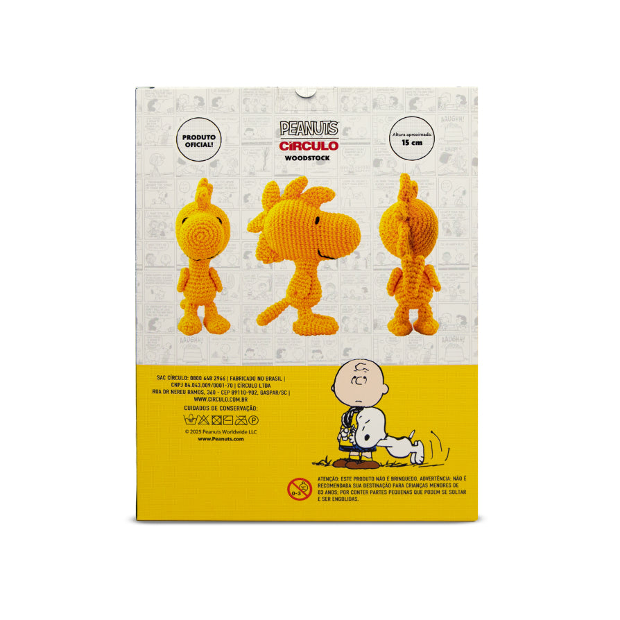 Kit Amigurumi Peanuts Woodstock - Círculo