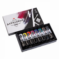 Estojo Tinta Acrílica Master Class 8ml com 12 Cores 12341317 - Nevskaya Palitra