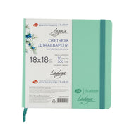Caderno Sketchbook Ladoga Algodão 300g 18x18cm Mint 252452407 - Nevskaya Palitra