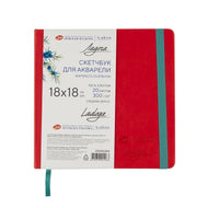 Caderno Sketchbook Ladoga Algodão 300g 18x18cm Red 252452414 - Nevskaya Palitra