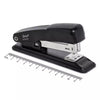 Grampeador Metálico Preto para Grampear e Prender Folhas - Brw