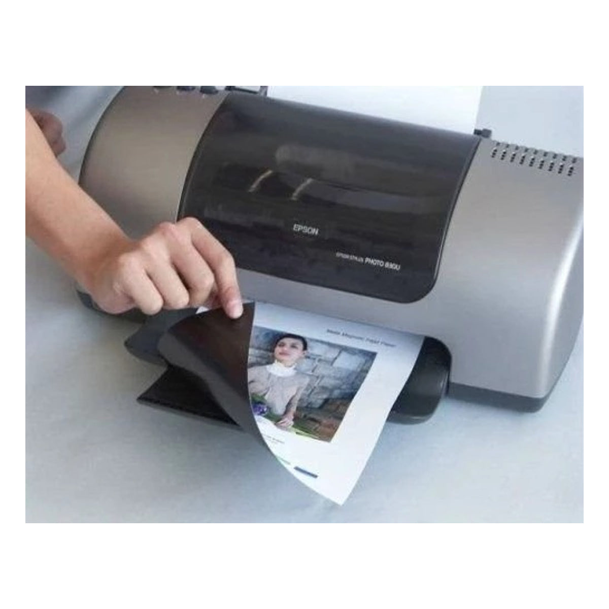 Papel Fotográfico Magnético A4 690g 210x297mm com 5 Folhas Brilhante para Impressão - Brw