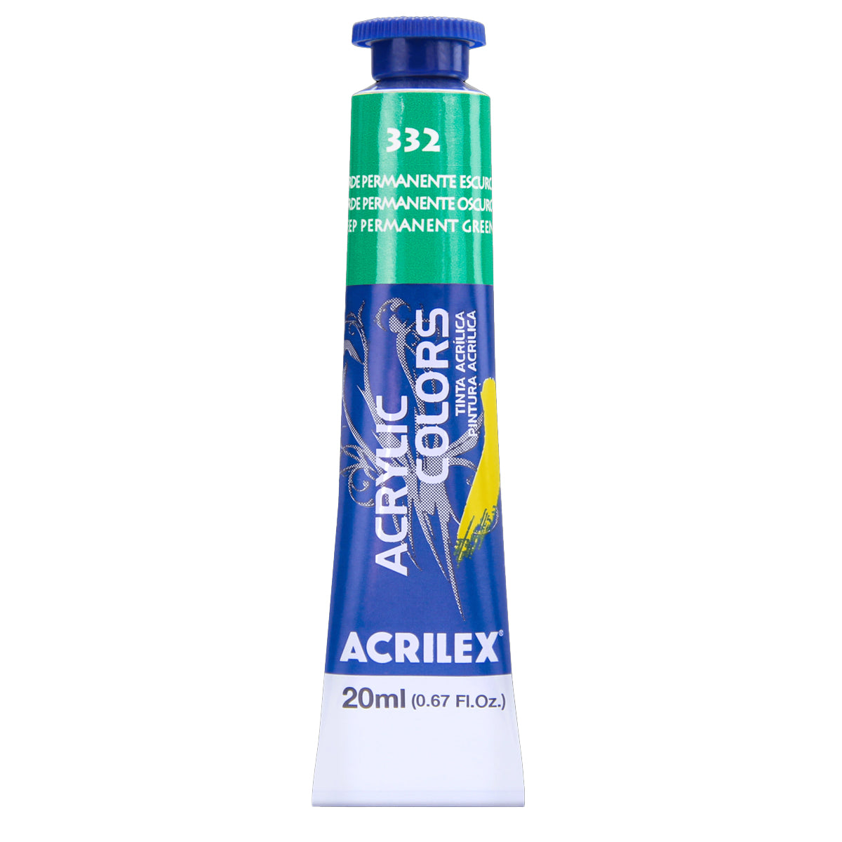 22676-tinta-acrylic-colors-20ml-332---verde-permanente-escuro-321621
