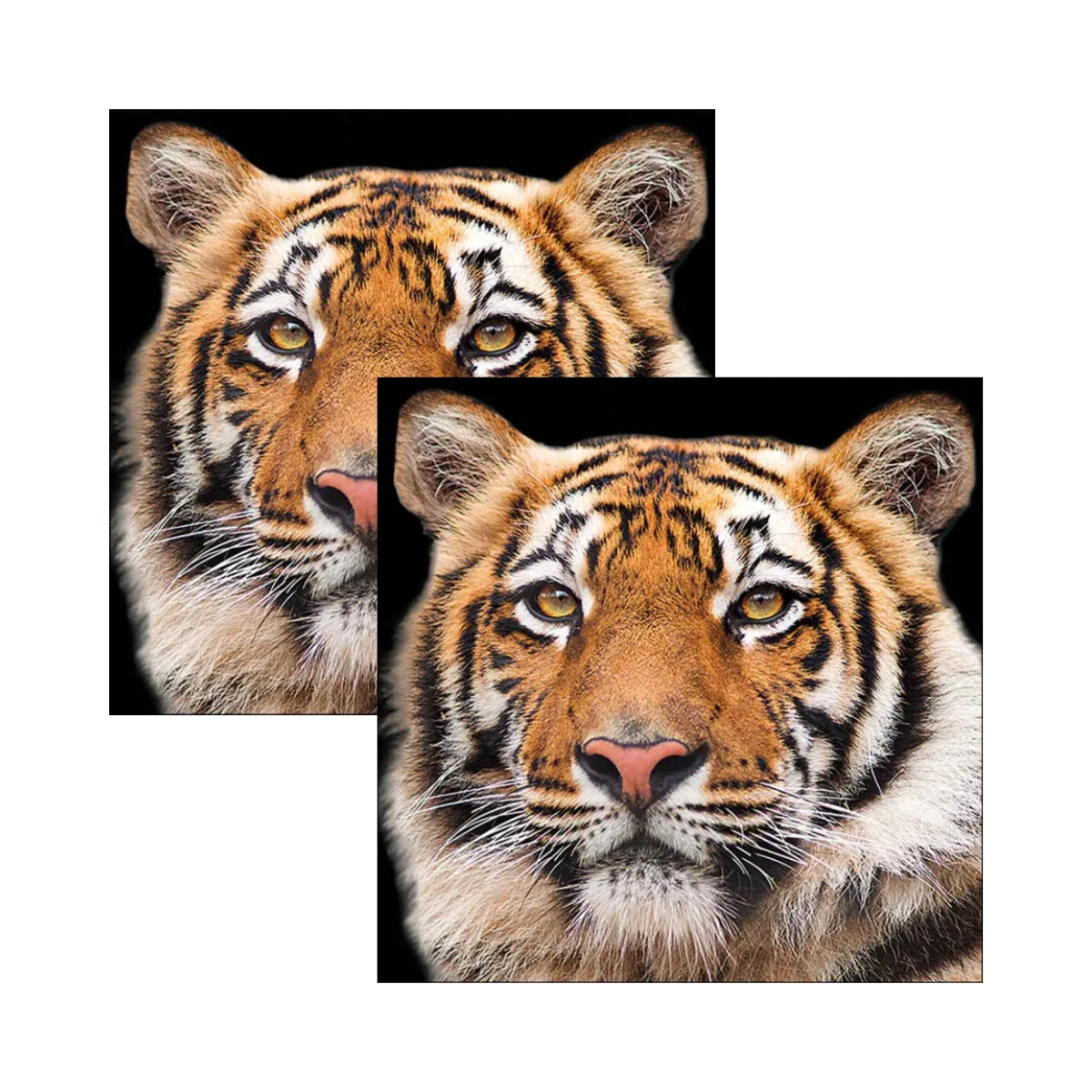 Guardanapo para Decoupage Ambiente 33x33cm com 20 Unidades - Tigre de Bengala