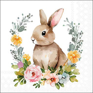 Guardanapo para Decoupage Ambiente 33x33cm com 02 Unidades - Lindo Coelho de Páscoa