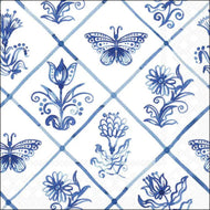 Guardanapo para Decoupage Ambiente 33x33cm com 20 Unidades - Telhas em Forma de Diamante