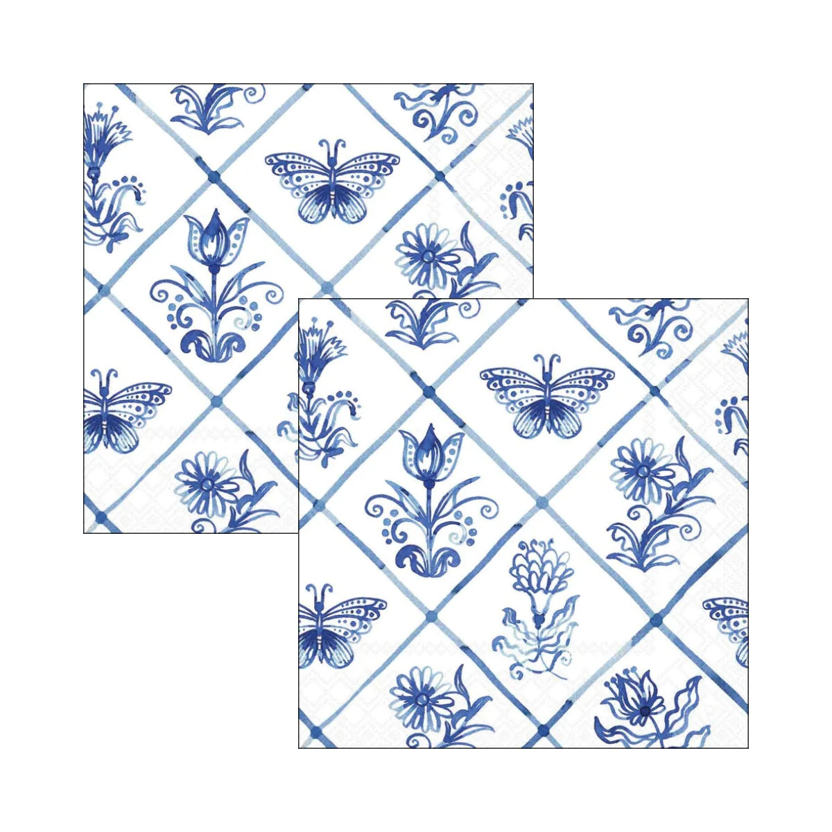 Guardanapo para Decoupage Ambiente 33x33cm com 20 Unidades - Telhas em Forma de Diamante