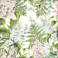 Guardanapo para Decoupage Ambiente 33x33cm com 02 Unidades - Creme Lilás Suave