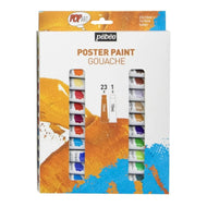 Estojo Tinta Guache Pop Art 10ml com 24 Cores - Pebeo