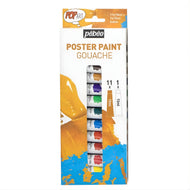 Estojo Tinta Guache Pop Art 10ml com 12 Cores - Pebeo