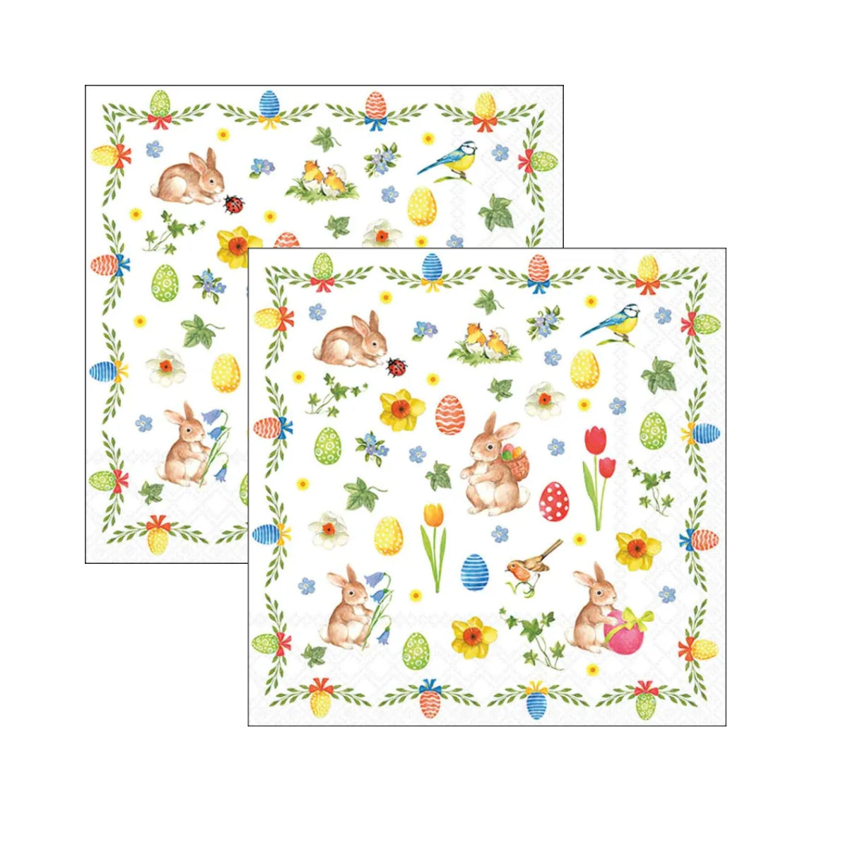 Guardanapo Ambiente 33x33 Colagem de Páscoa 02 Unidades