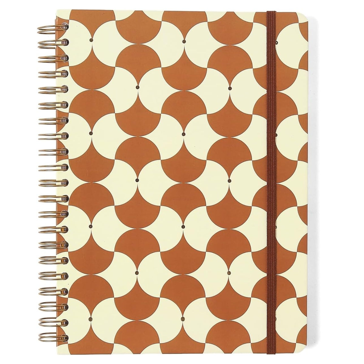 Caderno Colegial Espiral Bossa Nova 20x27cm,5cm 1 Matéria 80 Folhas sem Pauta - Boêmia Caramelo - Cícero