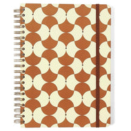 Caderno Colegial Espiral Bossa Nova 20x27cm,5cm 1 Matéria 80 Folhas sem Pauta - Boêmia Caramelo - Cícero