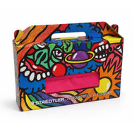 Kit Escolar 02 Estojo Retangular Rosa Alexandre Herchcovitch - Staedtler - 5 Itens