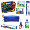 Kit Escolar 02 Estojo Retangular Azul Alexandre Herchcovitch - Staedtler - 7 Itens
