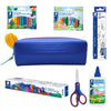 Kit Escolar 02 Estojo Retangular Azul Alexandre Herchcovitch - Staedtler - 7 Itens