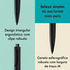 Caneta Esferográfica Noto Preto Ponta M Tinta Preta 4040979 - Lamy