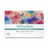 Bloco de Papel Aquarela Mayart 300g/m² A3 42x29,7cm 12 Folhas 100% Algodão