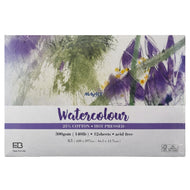 Bloco de Papel Aquarela Mayart 300g/m² A3 42x29,7cm 12 Folhas 25% Algodão 75% Cellulose